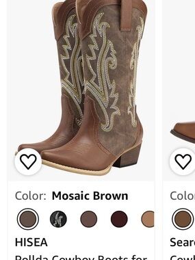 Rollda Brown and Dark Brown Western Cowboy Boots

NWT SIZE 8.5